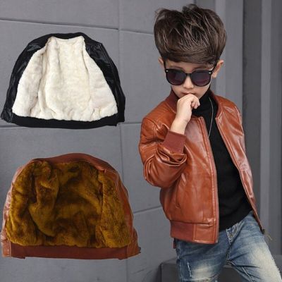 Children Leather Coat Spring And Autumn Clothing Korean boys PU leather jacket