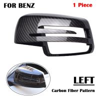 1Pcs Carbon Fiber Pattern Rearview Side Mirror Cover Caps Replacement For Mercedes Benz W176 W246 W204 W212 W221 C117 X204 X156