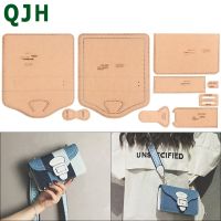 DIY Handmade Sewing Leather Craft Pattern ladies Small Shoulder Messenger Bag Version Design Drawing Kraft Paper Acrylic Templat