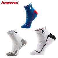 Kawasaki Sports Socks for Running Cycling Basketball Fitness Breathable Men Socks Cotton Prevent Smelly Feet