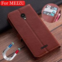 Luxury Leather Flip Book style Case For Meizu C9 M818H Vintage Wallet Stand Card Holder Case For Meizu C9 Pro Meilan c9 pro