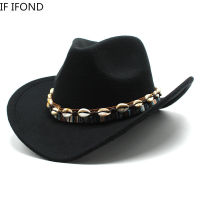 British style Men Gentleman Western Cowboy Hat 2022 Vintage Felt Jazz Hat For Lady Winter Autumn Cowgirl Sombrero Caps