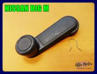 NISSAN BIG-M WINDSHIELD HANDLE "BLACK" SET LH&amp;RH (1 PC.) #มือหมุนกระจก สีดำ (1 อัน) ใช้ได้ทั้งซ้ายและขวา สินค้าคุณภาพดี