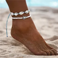 【CW】◎℗☏  2020 New Fashion Anklets for  Rope on Leg Adjustable Chain Anklet Beach Foot Jewelry