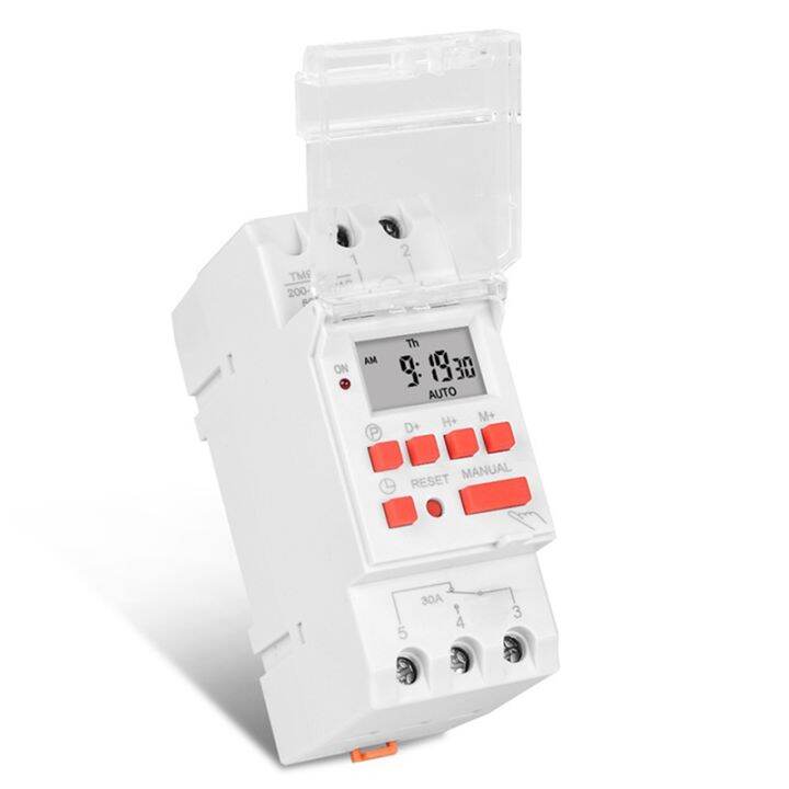 Sinotimer Tm919b 30a Programmable Digital Timer Switch Din Automatic