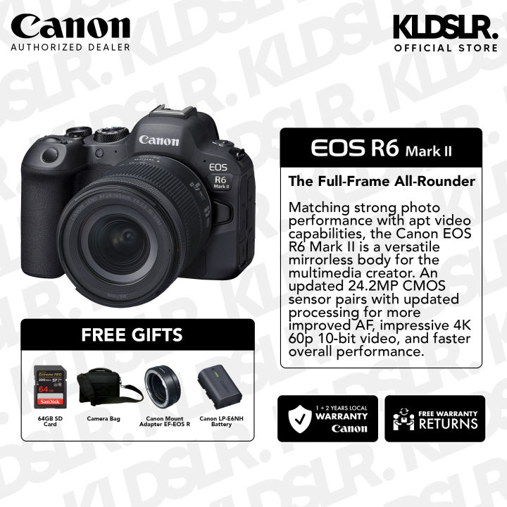 Canon EOS R6 MK II+RF 24-105 STM