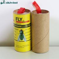 4 Rolls Strong Sticky Fly Paper Flytrap Catcher Flies Sticky Tape Strips Set Household Decoration