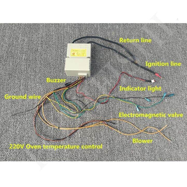 เครื่องควบคุมการจุดระเบิดของเตาอบแก๊ส20v-แบบสากล-as-kx204-ac-220v