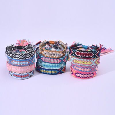 Bohemia Friendship Tassel Bracelet for Women Fashion Cotton Rope Weaveing Summer Beach Boho Girl Bracelets Health Accessories