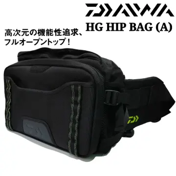 KFT DAIWA Fishing Bag Beg pancing Beg Mancing Beg Daiwa Sling Bag Crossbody  Bag Waterproof Black