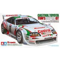 1/24คาสตรอล Tom S Supra GT ชุดสร้างโมเดลรถยนต์ของเล่นประกอบเองรถยนต์ชุดสะสมรถแข่งของเล่น Hoy 24163 DIY