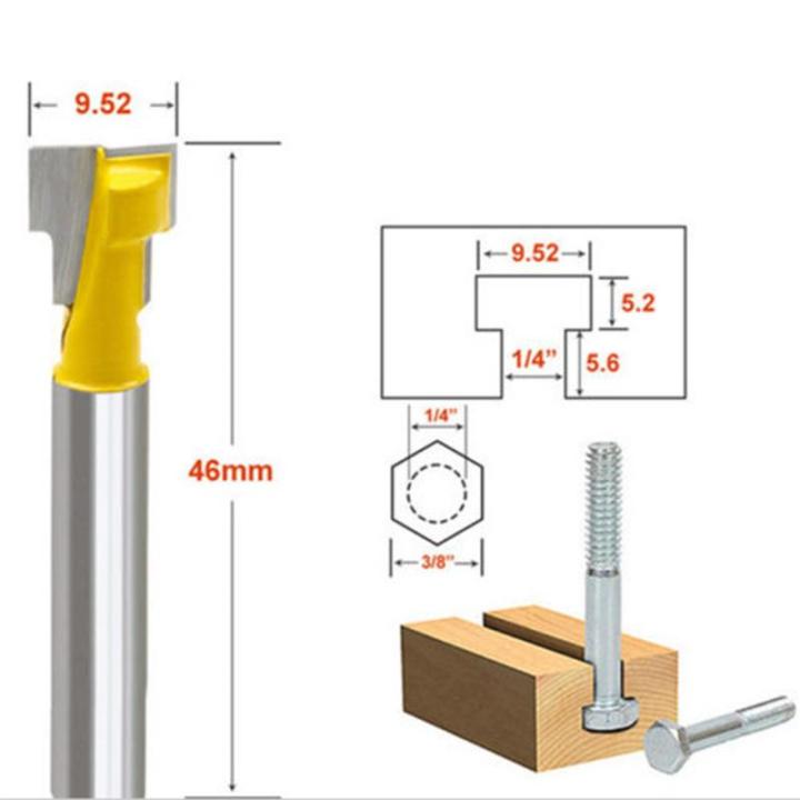 เครื่องมือกัดแท่นจัดวางดอกสว่านงานไม้ที่จับผลิตจากเหล็กกล้าแบบก้าน3-8-เครื่องเจาะร่อง1-4-สำหรับไม้อัดกระดานอนุภาคไม้-mdf-แข็ง-mdf