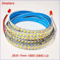 3เมตร2835-180D-7mm -5B9C × 2สีคู่แถบไฟ LED สำหรับซ่อมโคมไฟระย้า18W 3000K + 18W 6500K ไฟเส้น LED