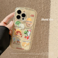 เคสโทรศัพท์มือถือ Apple iPhone 14/13/12/11/X/x/xr เคสโทรศัพท์มือถือสติกเกอร์สนุกสไตล์13 Pro Max เคสโทรศัพท์มือถือ12 Mini 14 Plus โปร่งใสง่ายใสป้องกันการตก