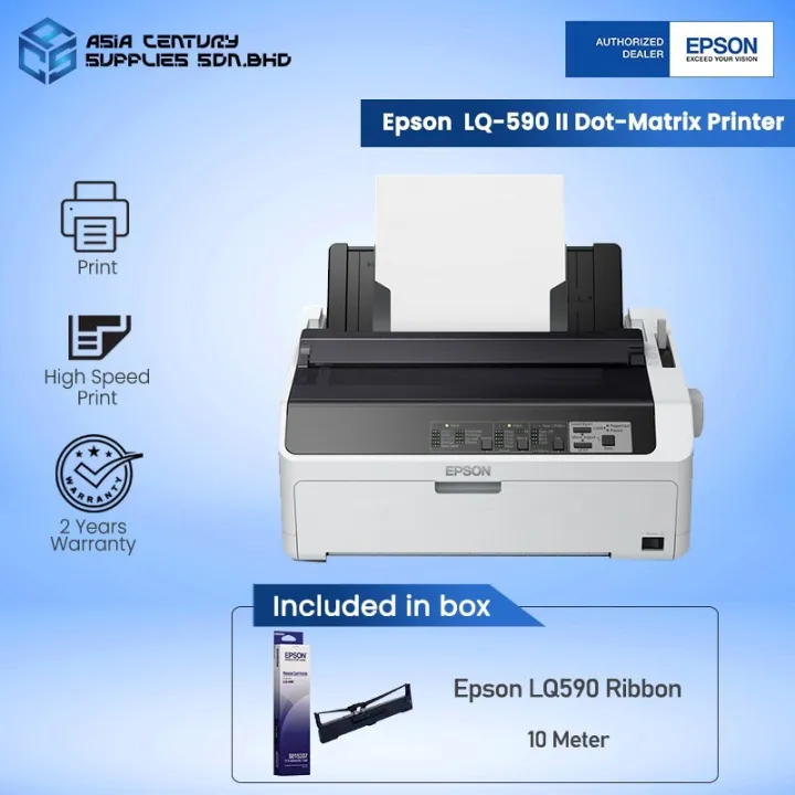 [FAST SHIP] Epson LQ590II Dot Matrix Printer ( 24 Pin / Up to High