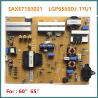 กล่องดนตรีอโรม่า☂EAX67189001 LGP6560DJ 17U1 Power Board ทีวีอุปกรณ์เสริมเหมาะสำหรับ65นิ้ว60