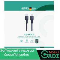 AUKEY CB-NCC2  สายชาร์จเร็ว Circlet CC 60W Nylon Braided USB-C to USB-C Cable (1.8m) รองรับชาร์จเร็ว 60W สายชาร์จไนล่อนถัก