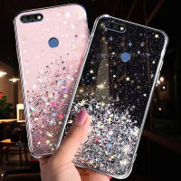 Luxury ดาวแวววาว-Space ปลอก Huawei Y5 Y6 Y7 Y9รุ่น Prime Pro 2017 2018 2019กันกระแทกเคสซิลิโคนซิลิโคนโทรศัพท์นุ่มฝาหลัง