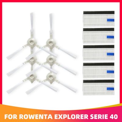 HOT LOZKLHWKLGHWH 576Tefal Rowenta Explorer/x-Plorer” 20 40 50ตัวกรองแปรงด้านข้างอะไหล่เครื่องทำความสะอาดหุ่นยนต์ดูดฝุ่นด้วยแรงอัจฉริยะ
