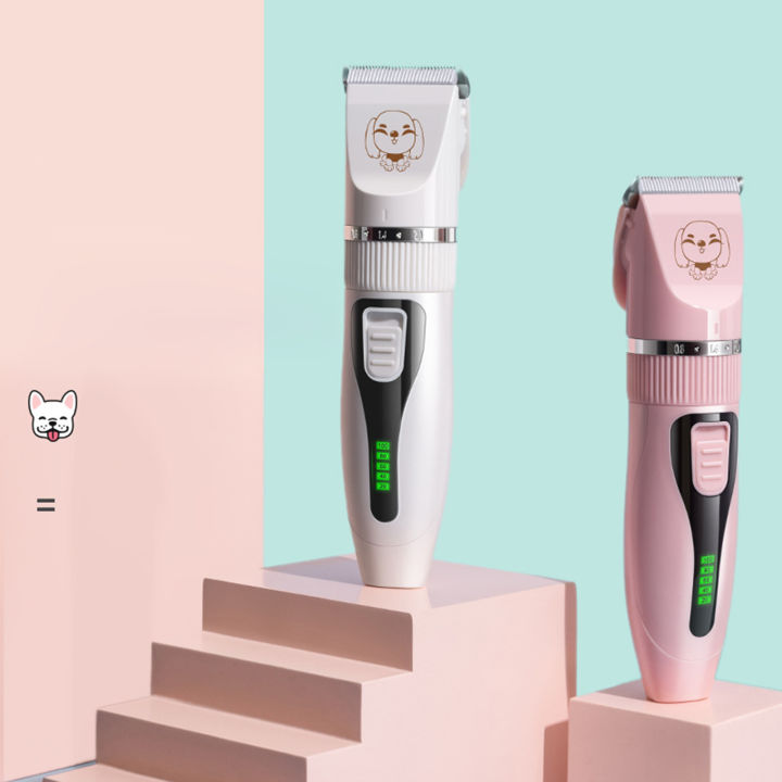 หุ้นที่มีอยู่-pet-hair-clipper-ปัตตาเลี่ยนตัดขนสัตว์เลี้ยง-ไร้สาย-7pcs-ปัตตาเลี่ยนตัดขนหมา