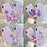 【Great. Cell phone case】 เคสดอกไม้สำหรับ Iphone Xr 10 6S 7 8 Plus 7Plus 11Pro 5S Se 2020 Xs Max 12 11 Pro Mini X Tpu Luxe เคสปิดเคสกันกระแทกด้านหลัง