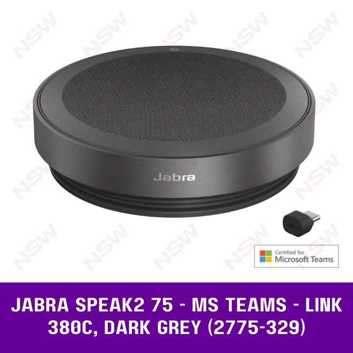 Jabra Speak2 75 - Dark 380c, Lazada - Grey Singapore (2775-329) MS | Teams Link