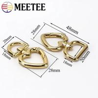 1030pcs Heart Metal Buckles for Bag Handbag Strap Clasp Keyring Dog Chain Swivel Trigger Clips Snap Hook DIY Leather Craft