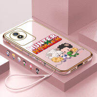 GGK เคสชุบลายขอบสี่เหลี่ยม,ฟรีสายคล้อง Y02T การ์ตูนอนิเมะนายพราน × ฮันเตอร์น่ารัก Killua GON · ของแถมฟรีเคสโทรศัพท์เด็กหญิงเด็กชายชุบหรูหราเคสโทรศัพท์นิ่ม