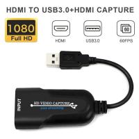 Plug And Play Placa De Video HDMI-compatible Mini Game Capture Card Usb 2.0 1080p 60hz Reliable Streaming Adapter Adapters Cables