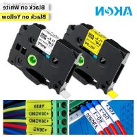 ◘ 6/9/12/18/24mm for Heat Shrink Tubes Label Tape HSe-231 221 211 631 241 251 for Brother P-touch Printer E1000 Label Maker