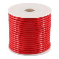 12 Meters/Roll 2.5mm Round Waxed Thread Necklace Rope Leather Cord Thread for Jewelry Making Accessories-2Pcs