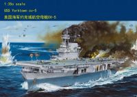 ทรัมเป็ต1/350 USS YORKTOWN CV-5เรือบรรทุกเครื่องบินเรือบรรทุกเครื่องบินของเล่นโมเดล65301