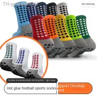 【hot】☈☽  New ANTI SLIP Football Socks Mid Calf Non Soccer Cycling Mens