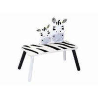 Akachan เก้าอี้เด็ก Zebra Long Bench