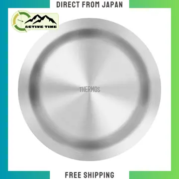 Thermos Outdoor series dish Vacuum insulated stainless steel deep plate  21cm RED-002 S