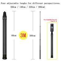 3m1.5m Insta360 ONE X2R Invisible Selfie Stick For ONE X2ONE RONE X Ultra-Light Carbon Fiber Stick Action Camera Accessory