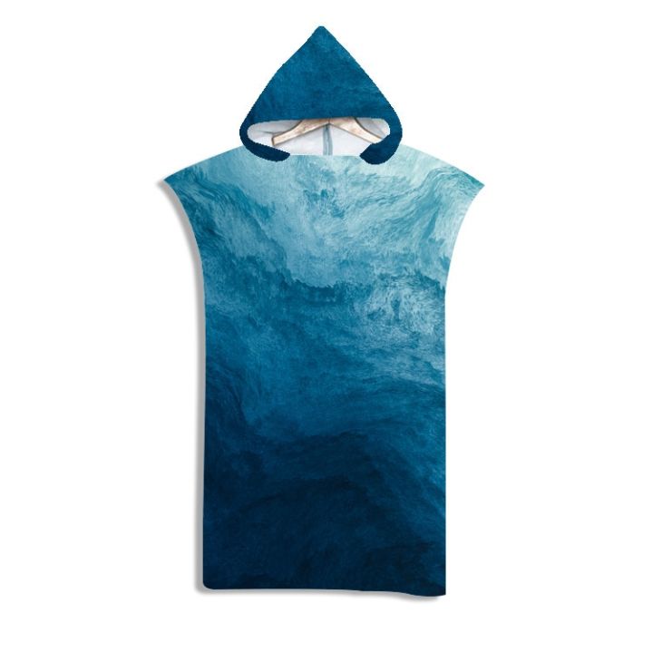 เสื้อปอนโชสำหรับเด็กเสื้อคลุมชายหาดว่ายน้ำไมโครไฟเบอร์แห้งไว-surf-ปรับแต่งลาย3d-ฤดูร้อนผ้าเช็ดตัวชายหาดมีฮู้ดเด็ก