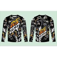 T SHIRT - （ALL IN STOCK）  Rs150 sublimation full long sleeved motorcycle T SHIRT 3D T SHIRT printed T SHIRT full sublimation long sleeved T-shirt v0ps   (FREE NICK NAME LOGO)  - TSHIRT