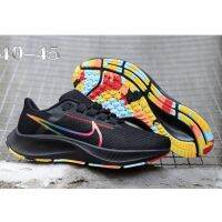 2023 New ●Original ΝΙΚΕ Ar* Zom- Pegsus- 38 Black Rainbow Running Shoes Engineered- Mesh Design For Outstanding Breathability Sports Shoes [Free Shipping]