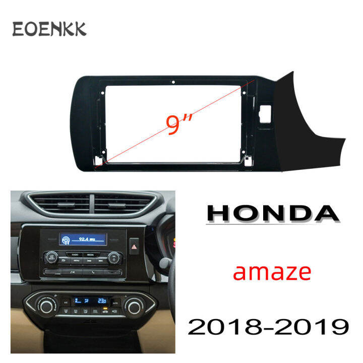 Honxun car stereo dash mounting kits player fascia 2din panel for HONDA