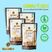 COMBO 4 GÓI x 195ML Sữa đậu đen óc chó hạnh nhân macca hỗ trợ tăng chiều