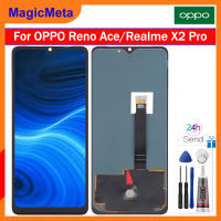 MagicMeta จอแสดงผล OLED สำหรับ OPPO Reno Ace PCLM10/Realme X2 Pro RMX1931 LCD หน้าจอสัมผัสประกอบ Digitizer สำหรับ OPPO Reno Ace PCLM10 Realme X2 Pro RMX1931 Lcd