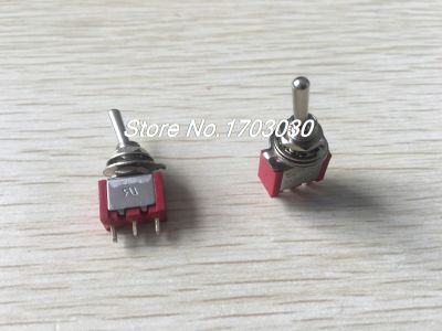 ✽☢ 3PCS 6mm Mounting Hole Dia 3-Way SPDT Toggle Switches AC 250V/2A 120V/5A