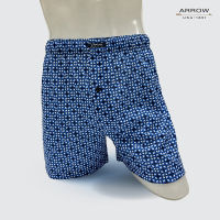 ARROW BOXER SHORTS กางเกงบ๊อกเซอร์ชาย พิมพ์ลาย สีฟ้า MXWX108