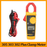 Fluke 305 303 302บวกแคลมป์มิเตอร์ดิจิตอลคีมแอมมิเตอร์โวลต์มิเตอร์ทดสอบเอซีดีซีไฟฟ้า True RMS Multitester