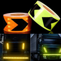 Arrow Sticker Reflective Tape Reflective Conspicuity Safety Warning Lighting Tape Strip For Car Trailers Truck Traff