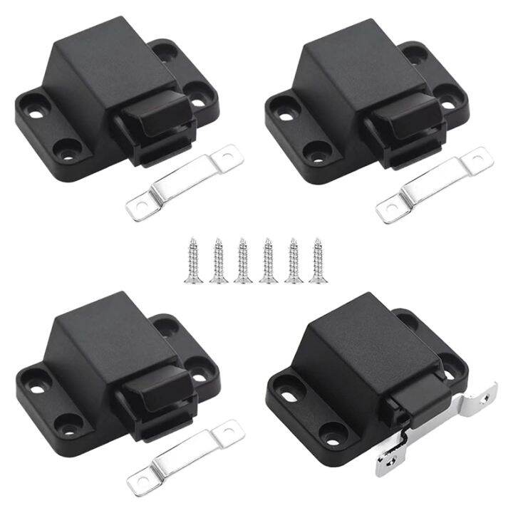 Push Locks for Locks 4 Pack Self Closing Push Door Locks Heavy