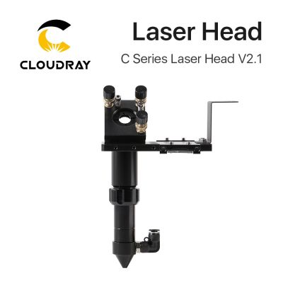 Cloudray C Series CO2 Laser Head Dia.18 FL38.1&amp; Dia.20 FL50.8 / 63.5/101.6mm Mount for Laser Engraving Cutting Machine(Black)