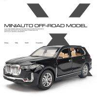 [AhQ ornaments] 1:32 BMW X7ล้อแม็กของเล่นรถยนต์โลหะตายหล่อใหม่ SUV รถรุ่นเสียงและแสงกลับรถหรูของขวัญเด็กเด็ก39; S รถยนต์ A35