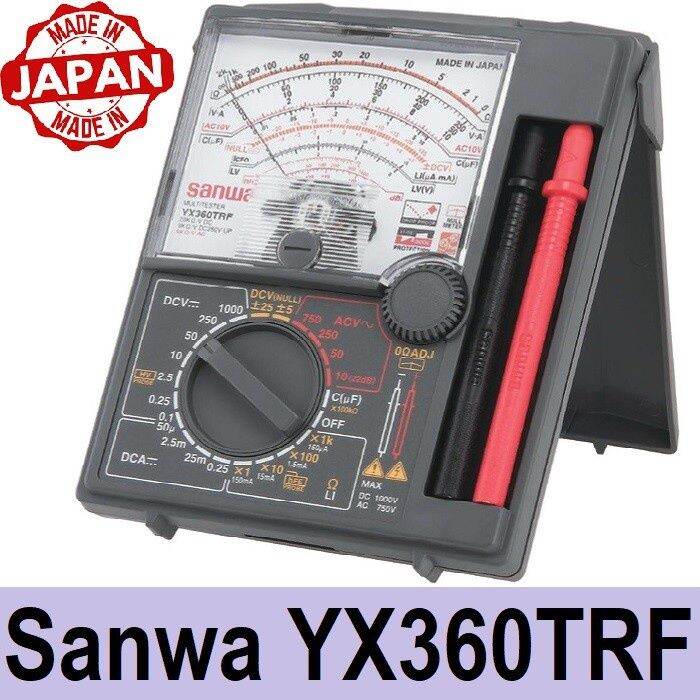 ☜Sanwa YX360TRF Analog MultiTester MultiMeter Made in JAPAN Analogue